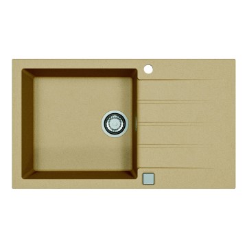 ALVEUS 1132029 - Évier de cuisine CADIT 86x50 cm granit/beige
