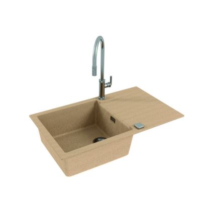 ALVEUS 1132029 - Évier de cuisine CADIT 86x50 cm granit/beige