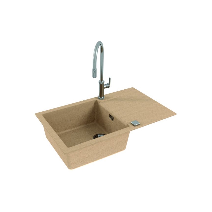 ALVEUS 1132029 - Évier de cuisine CADIT 86x50 cm granit/beige
