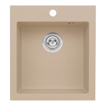 ALVEUS 1133431 - Évier de cuisine CORTINA 50x45 cm granit/beige