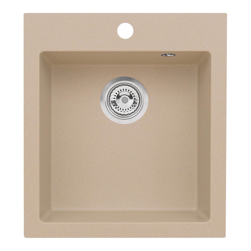 ALVEUS 1133431 - Évier de cuisine CORTINA 50x45 cm granit/beige