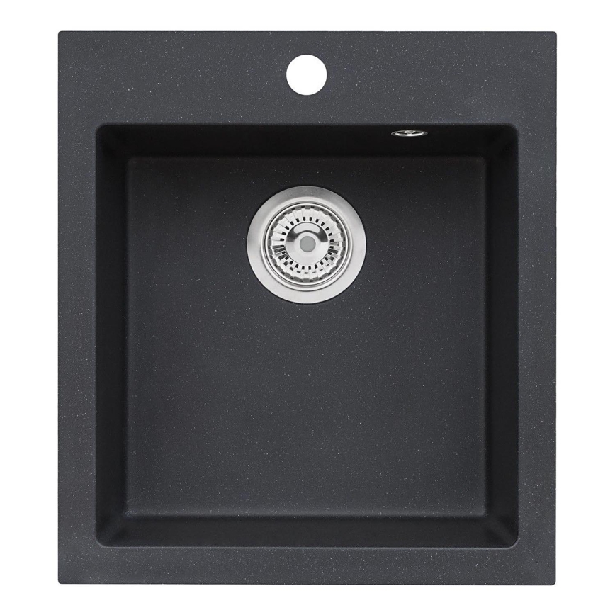 ALVEUS 1133432 - Évier de cuisine CORTINA 50x45 cm granit/noir