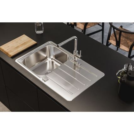ALVEUS 1136608 - Évier de cuisine LINE 79x50 cm acier inoxydable
