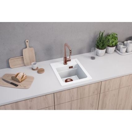 ALVEUS 1139079 - Évier de cuisine ATROX 50x40 cm granit/blanc