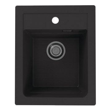 ALVEUS 1139771 - Évier de cuisine ATROX 50x40 cm granit/noir