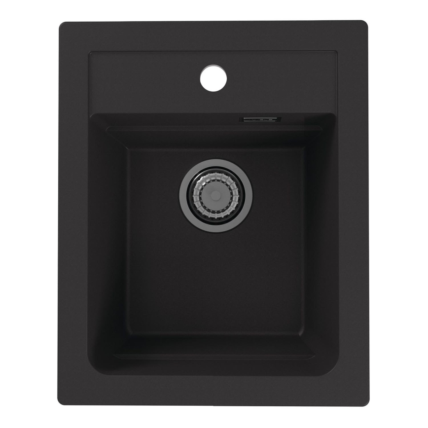 ALVEUS 1139771 - Évier de cuisine ATROX 50x40 cm granit/noir