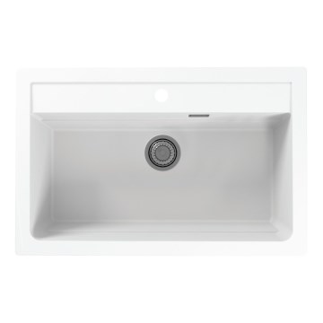 ALVEUS 1140443 - Évier de cuisine ATROX 79x50 cm granit/blanc