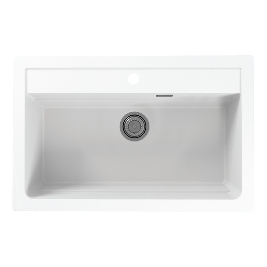 ALVEUS 1140443 - Évier de cuisine ATROX 79x50 cm granit/blanc