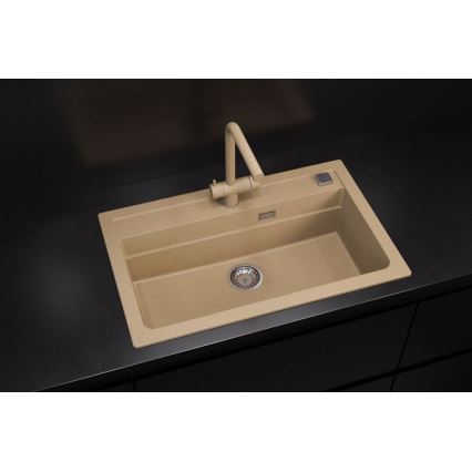 ALVEUS 1140445 - Évier de cuisine ATROX 79x50 cm granit/beige