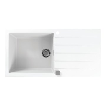 ALVEUS 1140594 - Évier de cuisine CADIT 100x50 cm granit/blanc