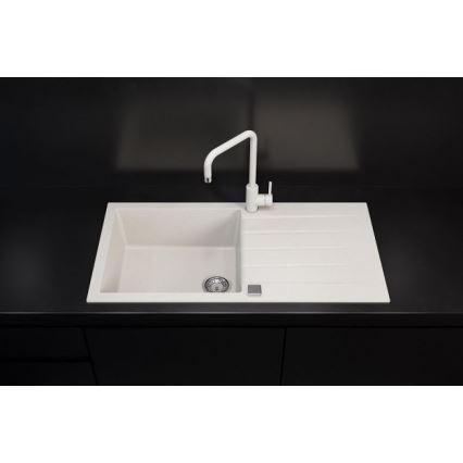 ALVEUS 1140594 - Évier de cuisine CADIT 100x50 cm granit/blanc