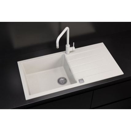 ALVEUS 1140594 - Évier de cuisine CADIT 100x50 cm granit/blanc