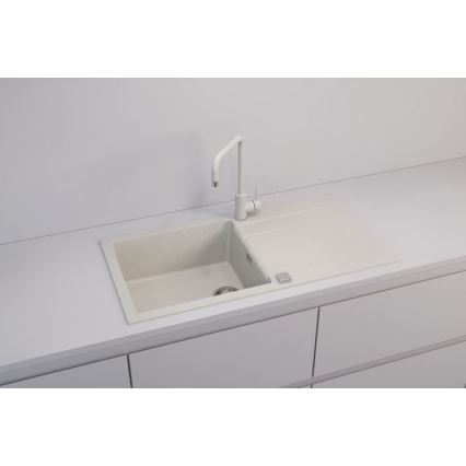 ALVEUS 1140594 - Évier de cuisine CADIT 100x50 cm granit/blanc