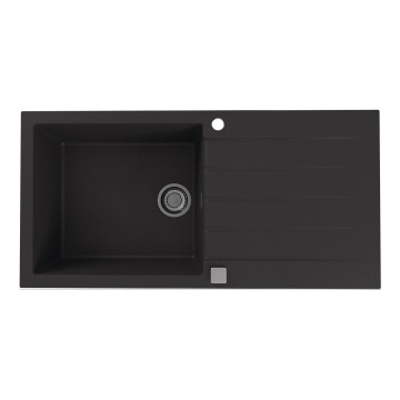 ALVEUS 1140598 - Évier de cuisine CADIT 100x50 cm granit/noir