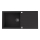 ALVEUS 1140598 - Évier de cuisine CADIT 100x50 cm granit/noir