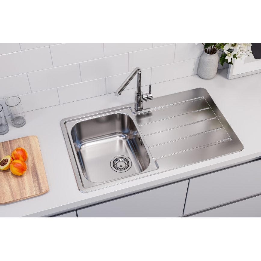 ALVEUS 1144640 - Évier de cuisine LINE 86x50 cm acier inoxydable