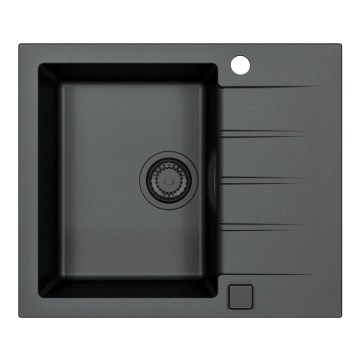ALVEUS 1148158 - Évier de cuisine CADIT 59x50 cm granit/noir