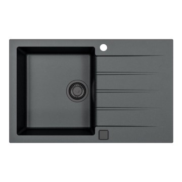 ALVEUS 1148159 - Évier de cuisine CADIT 79x50 cm granit/noir