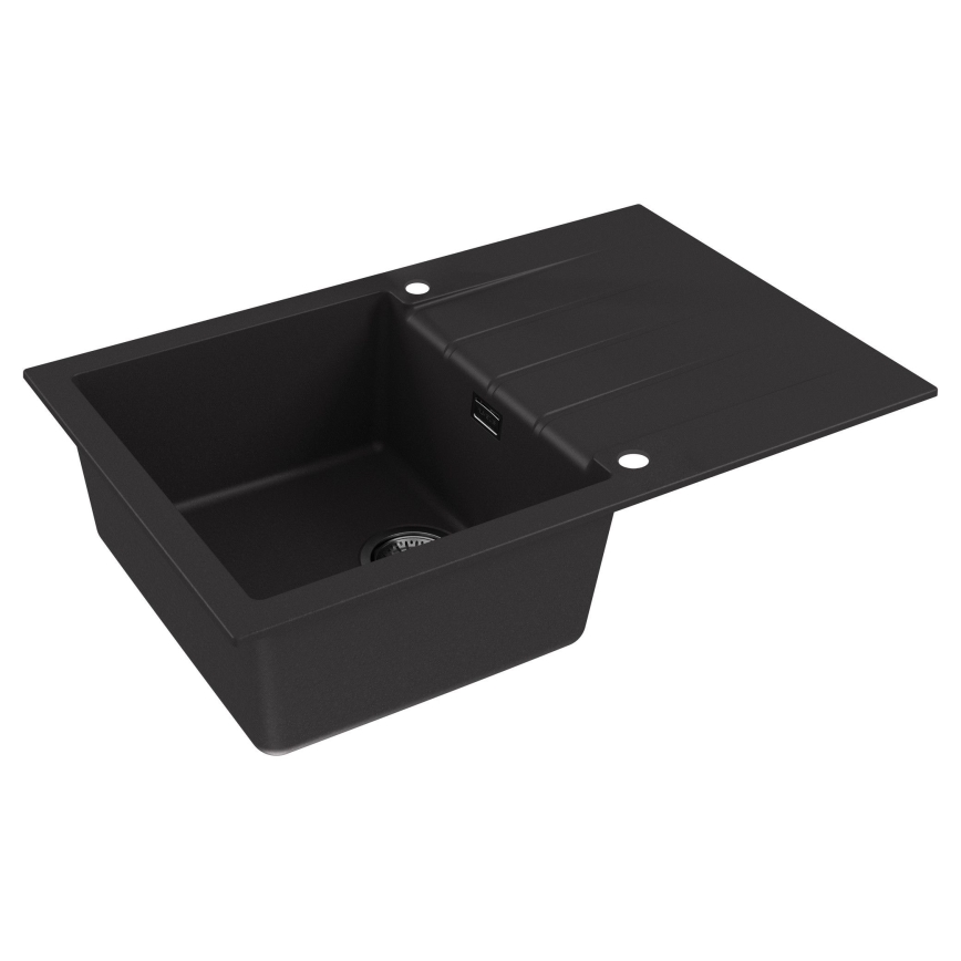 ALVEUS 1148159 - Évier de cuisine CADIT 79x50 cm granit/noir