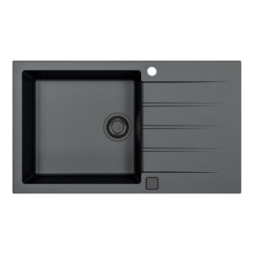 ALVEUS 1148160 - Évier de cuisine CADIT 86x50 cm granit/noir