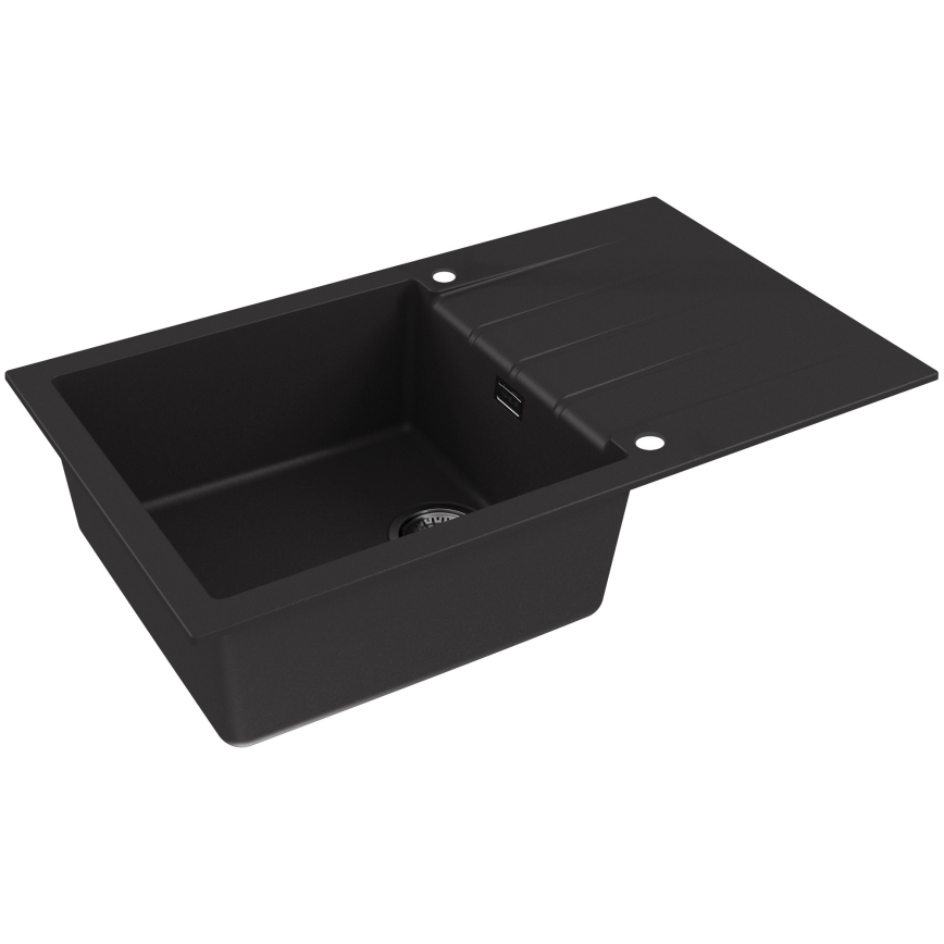 ALVEUS 1148160 - Évier de cuisine CADIT 86x50 cm granit/noir