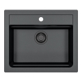 ALVEUS 1148162 - Évier de cuisine ATROX 59x50 cm granit/noir