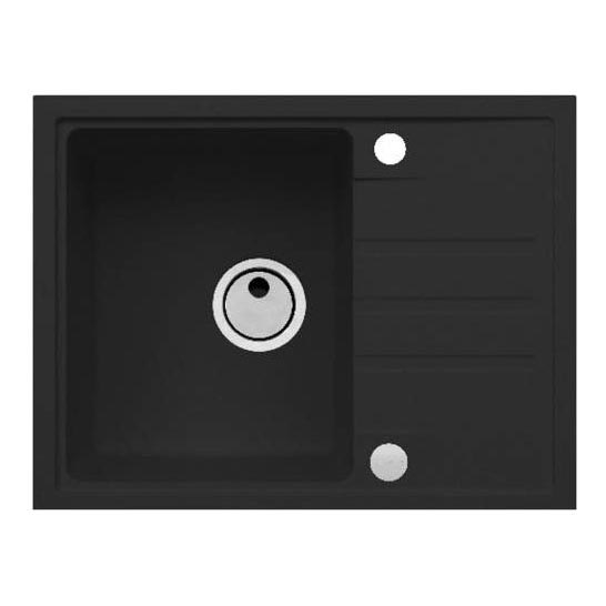 ALVEUS 1149080 - Évier de cuisine INTERMEZZO 62x48 cm granit/noir