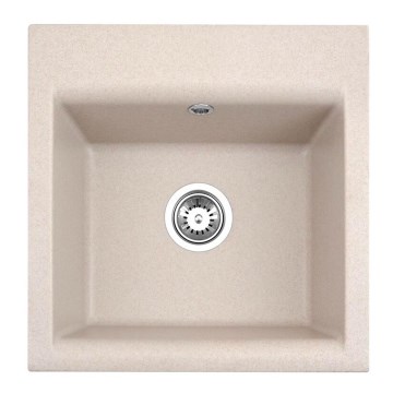 ALVEUS 1149111 - Évier de cuisine GEM 50x50 cm granit/beige