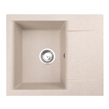 ALVEUS 1149114 - Évier de cuisine GEM 59x50 cm granit/beige