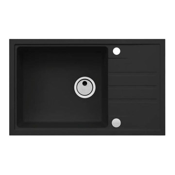 ALVEUS 1149117 - Évier de cuisine INTERMEZZO 78x48 cm granit/noir