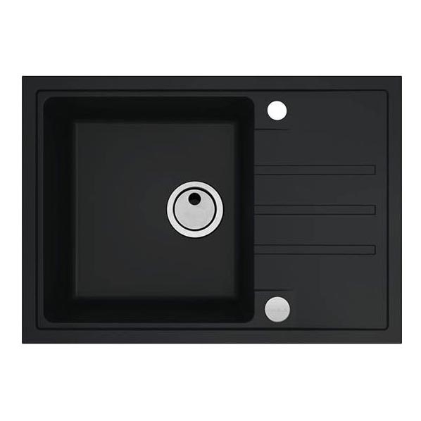 ALVEUS 1149126 - Évier de cuisine INTERMEZZO 68x48 cm granit/noir