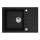 ALVEUS 1149126 - Évier de cuisine INTERMEZZO 68x48 cm granit/noir