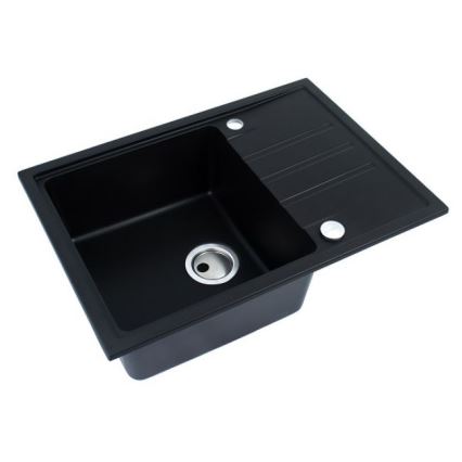 ALVEUS 1149126 - Évier de cuisine INTERMEZZO 68x48 cm granit/noir