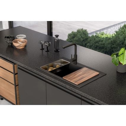 ALVEUS 1149303 - Keukenspoelbak PURE 79x51,5 cm graniet/antraciet