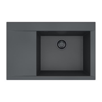 ALVEUS 1149504 - Keukenspoelbak PURE 79 x 51,5 cm granietcomposiet/zwart