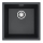 ALVEUS 1150048 - Évier de cuisine OMNI 45x45 cm granit/noir
