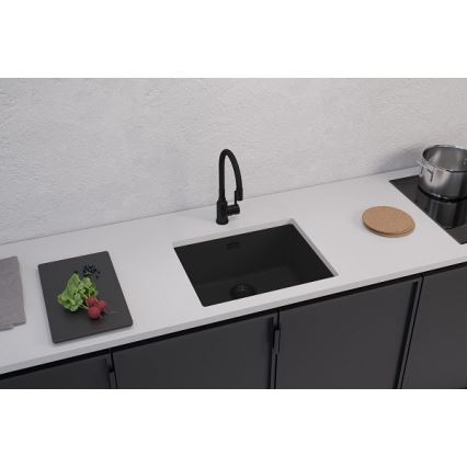 ALVEUS 1150057 - Gootsteen OMNI 55x45 cm graniet/zwart