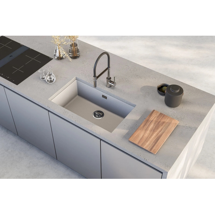 ALVEUS 1150058 - Évier de cuisine OMNI 75x45 cm granit/blanc
