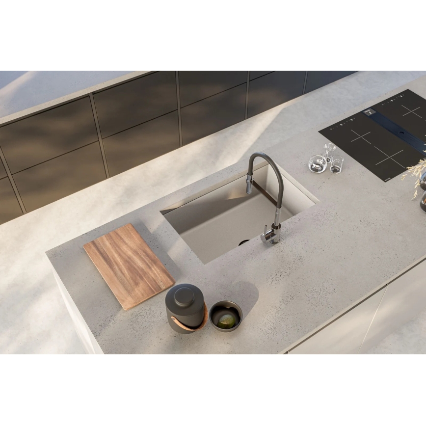 ALVEUS 1150058 - Évier de cuisine OMNI 75x45 cm granit/blanc
