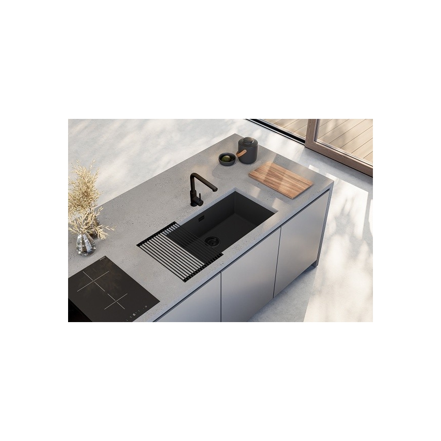 ALVEUS 1150064 - Évier de cuisine OMNI 75x45 cm granit/noir