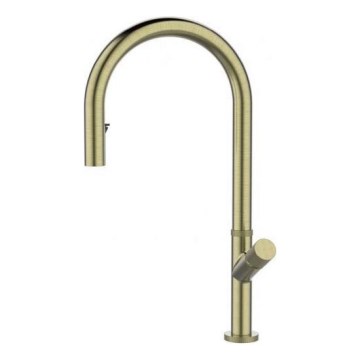 ALVEUS 1150776 - Kraan voor gootsteen SWAN 44,9 cm roestvrij/goud