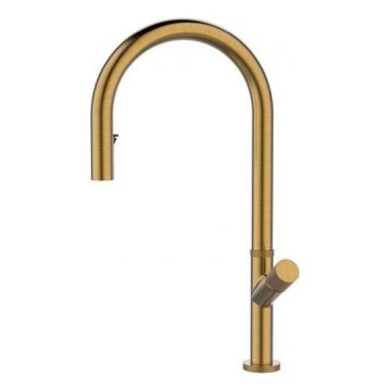 ALVEUS 1150779 - Kraan voor gootsteen SWAN 44,9 cm roestvrij/brons