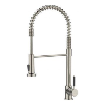ALVEUS 1150886 - Kraan voor gootsteen met flexibele arm met sproeier URBAN 47,1 cm roestvrij