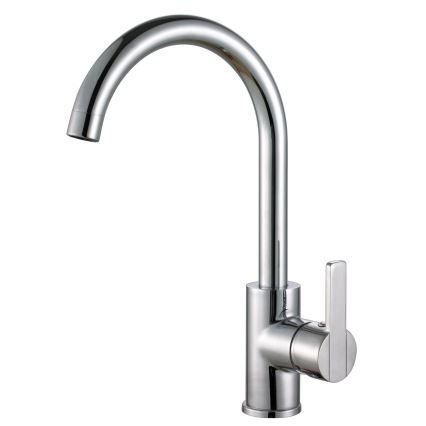 ALVEUS SET0026 - Évier de cuisine LINE 79x50 cm + mitigeur d'évier TONIA 29,5 cm chrome satiné/brillant