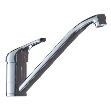 ALVEUS SETA265 - Keukenspoelbak ZOOM 61,5x50 cm + keukenkraan RIVIERA 14,8 cm satijn/hoogglans chroom