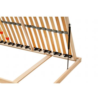 Ambiamo - Sommier à lattes flexible avec inclinaison latérale à piston ODENSE 200x90 cm droit