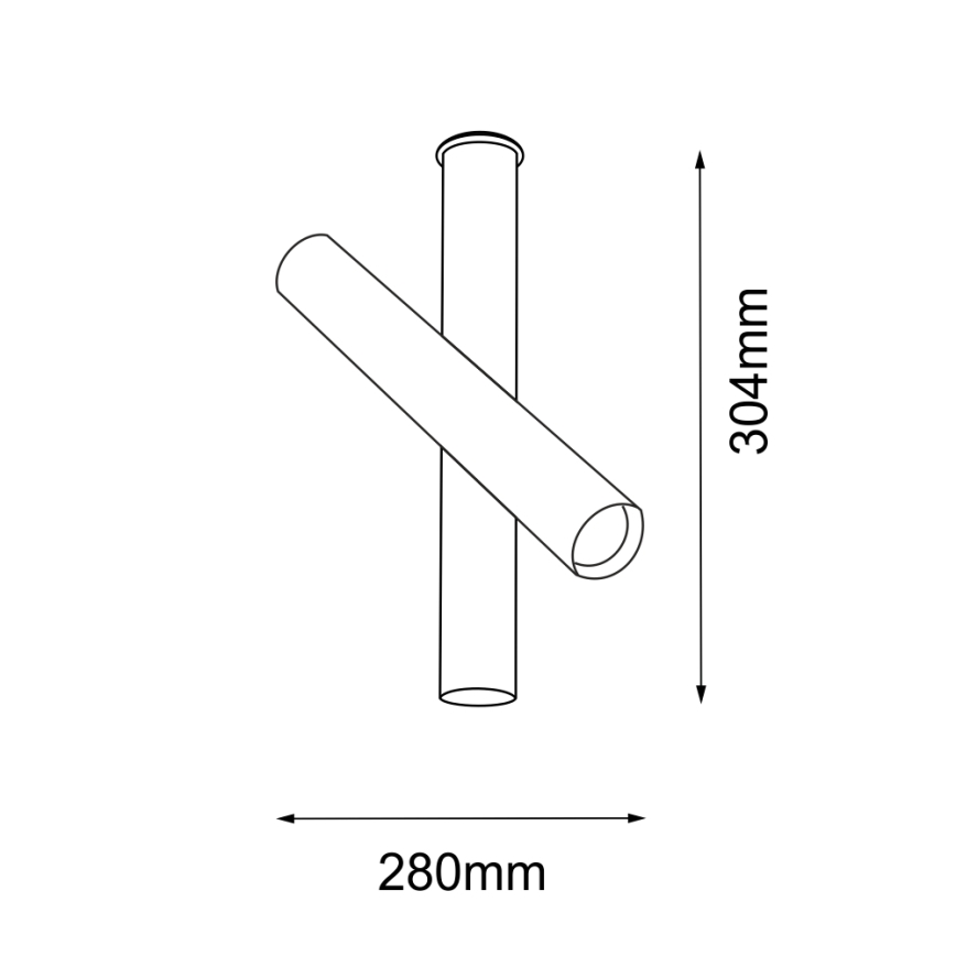 Amplex - Spot 1xGU10-MR11/15W/230V wit/messing