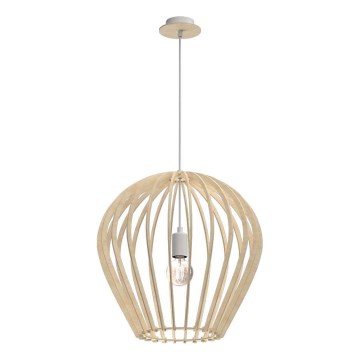 Amplex - Pendellamp met kabel 1xE27/20W/230V beige