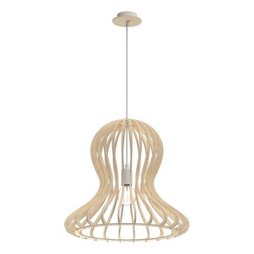 Amplex - Suspension sur câble 1xE27/20W/230V beige