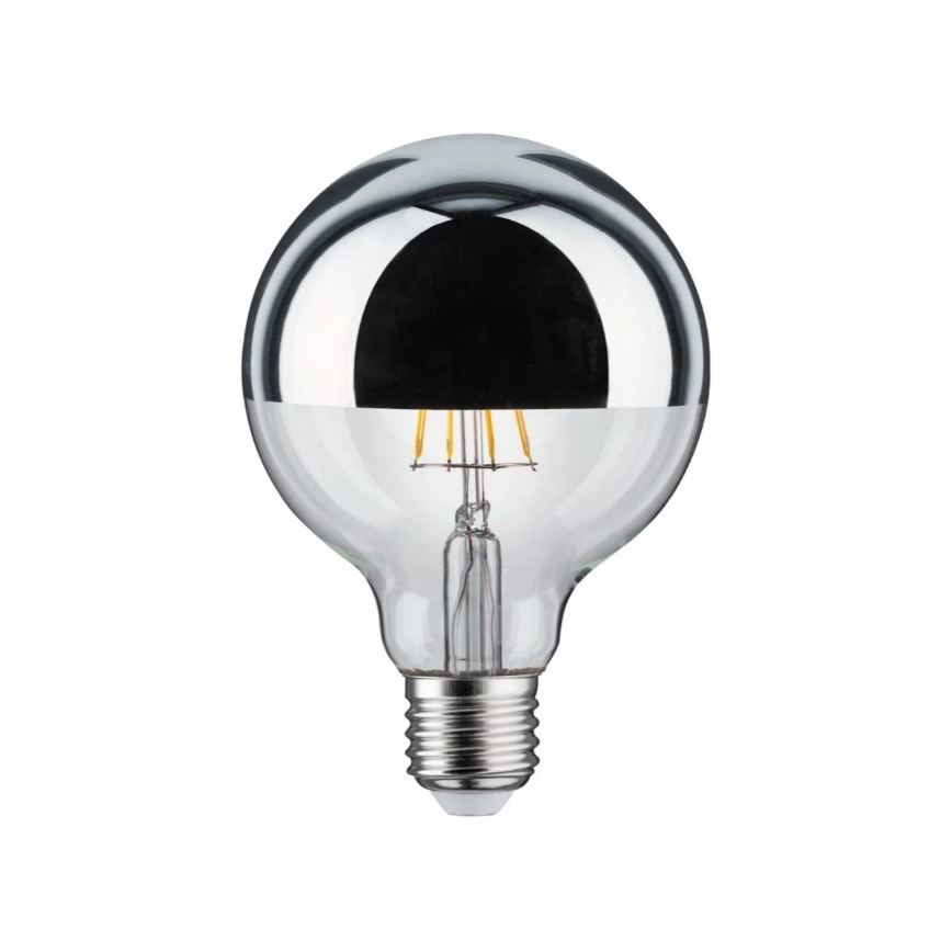 Ampoule à intensité variable LED avec embout miroir GLOBE E27/6,5W/230V - Paulmann 28673
